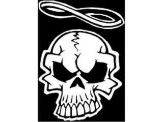  Skull Angel Decal Proportional