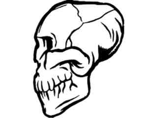  Skull Ape Man Decal Proportional