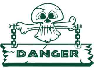  Skull Cartoon_ 0 8 Decal Proportional