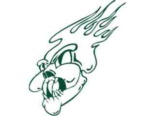  Skull Cartoon_ 2 4 Decal Proportional