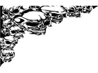  Skull Corner Border_ D T L Decal Proportional