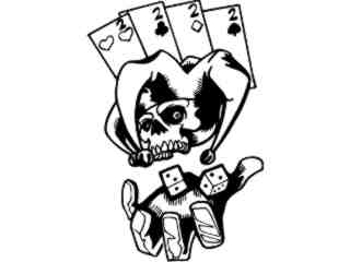  Skull Dice_ G D G Decal Proportional