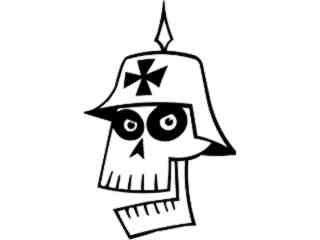  Skull German Decal Proportional