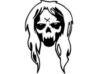  Skull Hairdo_ G D G Decal Proportional