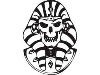  Skull Pharoah Decal Proportional