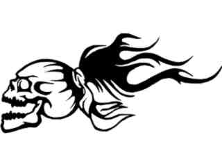  Skull Voodoo Magic Decal Proportional