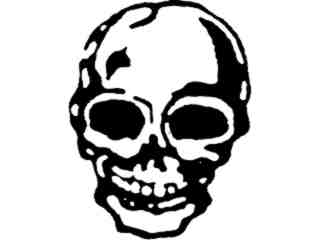  Skull Wax Decal Proportional