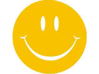  Smiley Face Regular Decal Proportional
