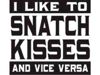  Snatch Kisses Decal Proportional