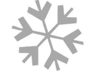  Snow Flake_ 0 8 Decal Proportional