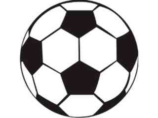  Soccer Ball Decal Proportional