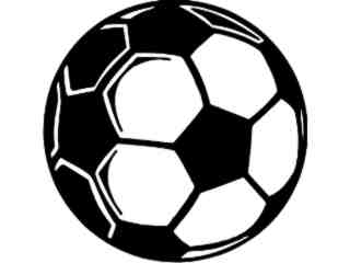  Soccer Ball 2 Decal Proportional