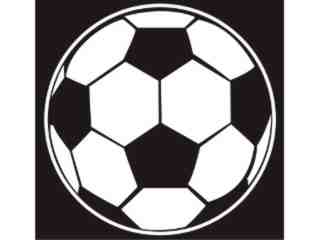  Soccer Ball_ I N V Decal Proportional