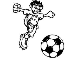  Soccer Kicker_ M B 1 Decal Proportional