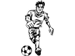 Soccer Run With It_ M B 1 Decal Proportional