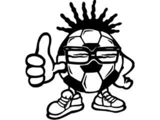  Soccer Thumb_ M B 1 Decal Proportional