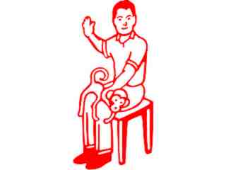  Spank My Monkey Decal Proportional