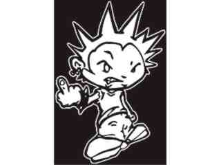  Spike Head Finger Boy_ I N V Decal Proportional