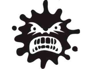  Splash Man Decal Proportional