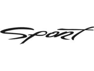  Sport Word 0 5 Decal Proportional