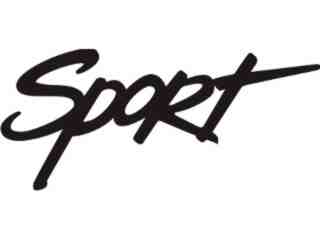  Sport Word 0 6 Decal Proportional