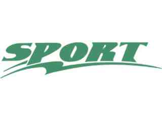  Sport Word 0 9 Decal Proportional