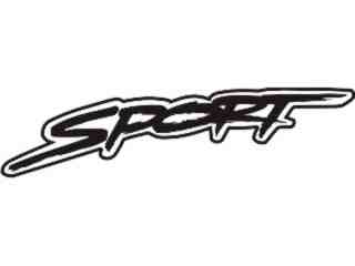 Sport Word 1 3 Decal Proportional