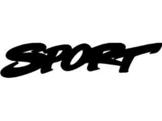  Sport Word 1 8 Decal Proportional