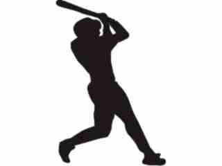  Sports Silhouettes_ 3 4 Decal Proportional