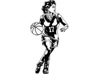  Sports_ Basketball Girl 0 2 M G_ P A 1_ D T L Decal Proportional