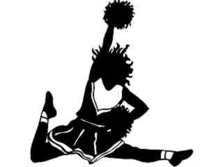  Sports_ Cheerleader M G_ P A 1 Decal Proportional