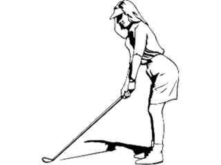  Sports_ Golf Woman 0 2 D R_ P A 1 Decal Proportional