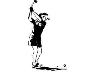 Sports_ Golf Woman 0 3 D R_ P A 1 Decal Proportional