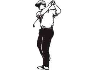  Sports_ Golfer 0 1_ P A 1 Decal Proportional