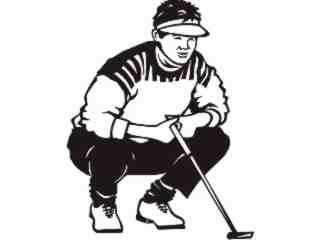  Sports_ Golfer 0 4_ P A 1 Decal Proportional