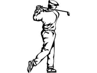  Sports_ Golfer 0 5_ P A 1 Decal Proportional