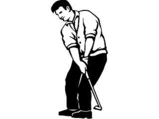  Sports_ Golfer 0 6_ P A 1 Decal Proportional