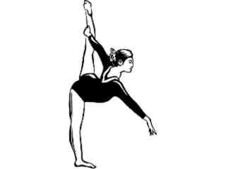  Sports_ Gymnast_ P A 1 Decal Proportional