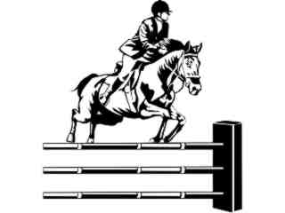  Sports_ Horse Jumping D R_ P A 1_ D T L Decal Proportional