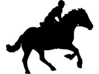  Sports_ Horseand Rider 0 1_ P A 1 Decal Proportional