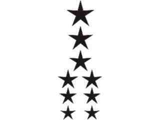  Star Pack 4 Decal Proportional