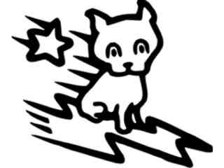  Star Puppy Decal Proportional