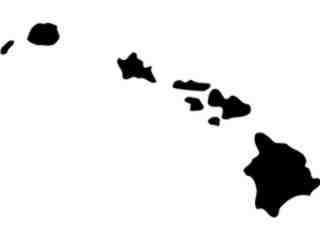  States_ Hawaii Decal Proportional