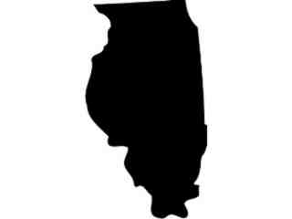  States_ Illinois Decal Proportional