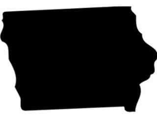  States_ Iowa Decal Proportional