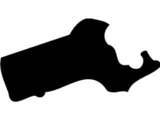  States_ Massachusetts Decal Proportional