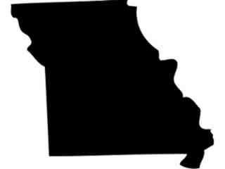  States_ Missouri Decal Proportional