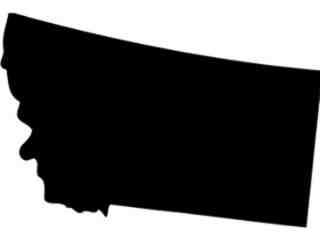  States_ Montana Decal Proportional
