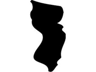  States_ New Jersey Decal Proportional