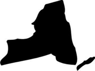  States_ New York Decal Proportional